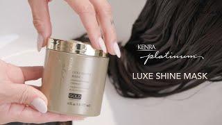 Luxe Shine Mask | Gold-Enriched Intensive Lustrous Treatment for Hair | Kenra Platinum