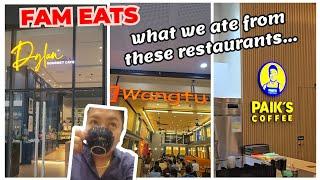 Dylan's Gourmet Cafe | Wangfu | Paik's Coffee | what we ate!