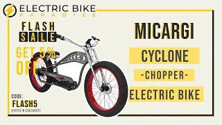 Micargi Cyclone Fat Tire Chopper Style Cruiser/Deluxe Electric Bike Review by Electric Bike Paradise