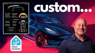 Custom Tesla Home Assistant Dashboard Card!