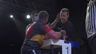 Armwrestling-Turnier Lindau - Linker Arm -100 kg | tolle Kämpfe - auch die BADEN BISONS war am Start