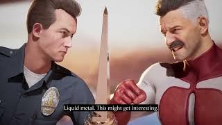 All T1000 Terminator vs Omni-Man Intro Dialogues - Mortal Kombat 1