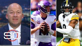 ESPN SC | Hasselbeck on Week 3: Steelers move to 3-0 on big day for Fields, Sam Darnold throws 4 TDs