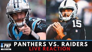 LIVE REACTION: Andy Dalton Takes Over! Panthers vs Raiders Week 3 | Will Carolina Bounce Back?