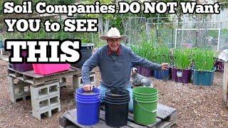 How To Make Free Potting Soil Compost for Container Gardening to Grow a Vegetable Garden Anywhere