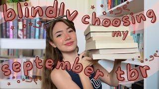 blindly choosing my September TBR ⋆ ˚｡⋆౨ৎ˚ | the books I’m reading after 60 books in 60 days!