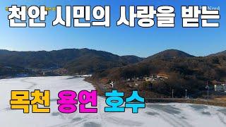 천안 시민의 사랑을 받는 목천 용연 호수  드론 영상 | 당일치기 여행