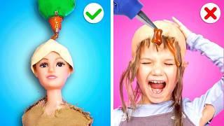 Von armer Barbie zu reicher Bratz! Fantastische Puppen-Hacks & virale DIY-Basteleien