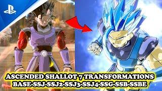 Ascended Shallot All 7 Forms [Base-SSJ-2-3-4-SSG-SSB-SSBE] | Dragon Ball Xenoverse 2 Mods