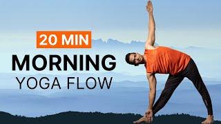 20 min Morning Yoga Flow | Full Body Morning Stretch | Yoga with Naveen