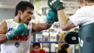 MANNY PACQUIAO; COMPLETE MITT WORKOUT With FREDDIE ROACH