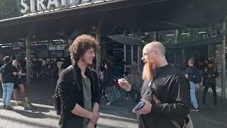 Young Philosopher Shocked By Muslim Answer! Yusuf And Visitor Stratford Sam Dawah