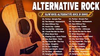 Slow Rock | Alternative Rock in 2000s Compilation | Simple Plan, Hoobastank, The Calling