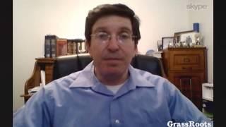 Joshua Sharf discussing public pensions in Colorado.