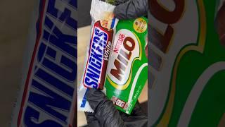 MILO VS SNICKERS #chocolovers #breadhack #shorts