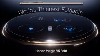 New Phones 2025  Honor Magic V5 Fold - FIRST LOOK Trailer and Introduction!