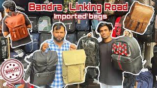 CHEAPEST BAGS SHOP IN BANDRA LINKING ROAD | LEATHER BAGS |