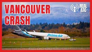 Amazon Cargojet Boeing 767 Overruns Runway in Vancouver!