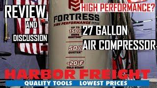 Fortress 27 Gallon Air Compressor Review: Harbor Freight Tools (Specs and Info)