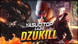 Dzukill - Yasuo vs Vladimir TOP Patch 14.24 - Grandmaster Yasuo Gameplay