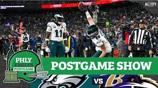 Philadelphia Eagles-Baltimore Ravens Postgame Show: Birds move to 10-2 behind Vic Fangio’s D | PHLY