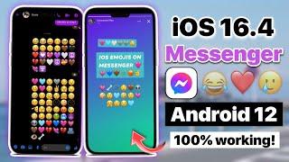 How to get iOS Emoji Messenger on Android 12 (No apps needed!)