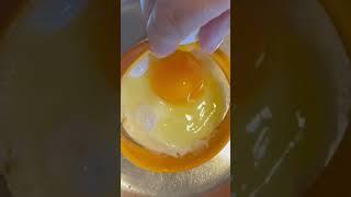 Fried egg using an egg mould