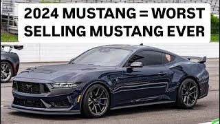 FLOP!? Why 2024 Mustang is WORST Selling Mustang Ever!