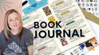 Book Journal How To | A5 Reading Bullet Journal Tutorial Bujo Tracker |   Recommendation | Reviews