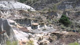 Strangely Beautiful Makoshika State Park near Glendive, Montana MT