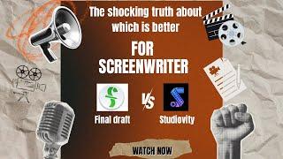 Final Draft vs. Studiovity: Best screenwriting software for free #screenwritingsoftware #filmscript