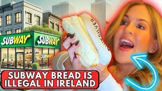 This Sandwich is BANNED in Ireland | Trying Americas Subway Sandwich For The First Time