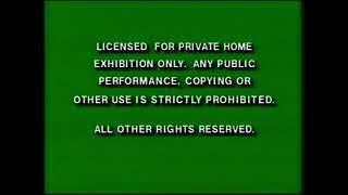 Walt Disney Studios Home Entertainment - Canadian Warning Screens (1991-1997)