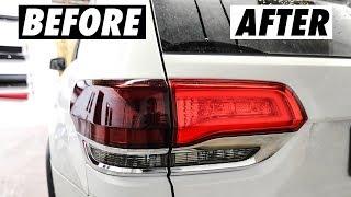 How To Tint Your Tail Lights with Vvivid Vinyl Film *DRY APPLICATION*