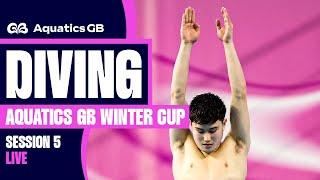 Aquatics GB Diving Winter Cup | Men's 1m Prelims