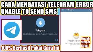 Cara Mengatasi Telegram Error Unable To Send SMS