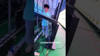 LED display LED poster screen LED folding poster screen can be seamlessly spliced ​​and folded e