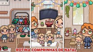 ROTINA DA MANHÃ EM FAMÍLIA COMPRINHAS PARA O NATAL ️ (Avatar World)