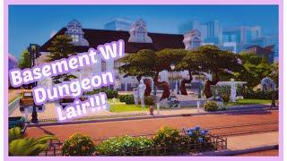 Sims 4 Mythical Mansion!! speed build Newcrest!! Secret Underground Lair