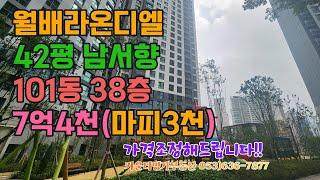 월배라온디엘 42평 101동 남서향 38층 급매 99B