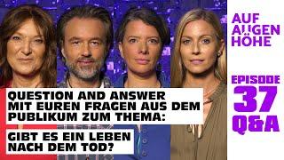 Q&A GIBT ES EIN LEBEN NACH DEM TOD? Anke Evertz, Oliver S. Lazar, Beatrice v. Moreau, Nina Herzberg