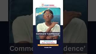 Shivanethra – excelling at communication and creativity with PlanetSpark!  #planetspark #learning
