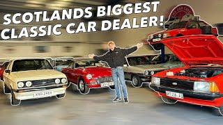 Visiting Scotland’s BIGGEST classic car dealership!