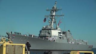 Newest navy ship docks at Naval Station Mayport