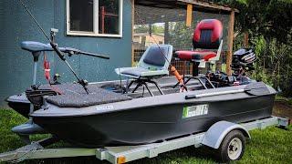 Quest Angler(10' 3") 2 Person Pond Boat | WALK AROUND & UPGRADES