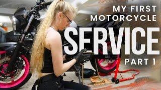 My first time doing motorcycle maintenance [Part 1]