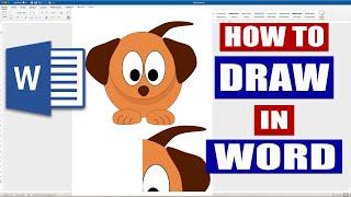 How to DRAW in MS WORD | Microsoft Word Tutorial