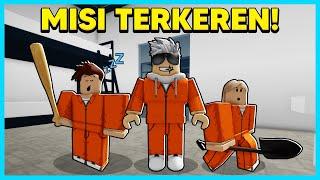 KITA DITANGKEP POLISI! Misi KABUR Dari PENJARA! - Brookhaven Roblox