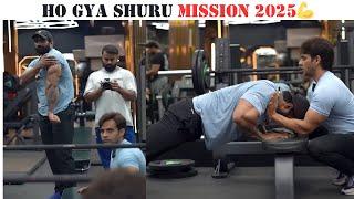 Mission 2025 ki Shuruat With Ustad ji| Arms Workout To Gain Size| Nitin Chandila