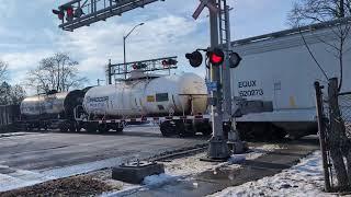 Eastbound CPKC hauls through Chatham. Feb 24, 2025